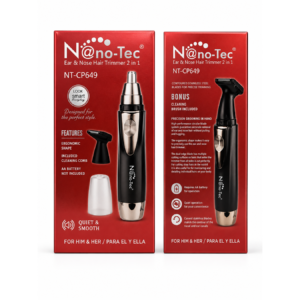 N@no-Tec NT-CP649 Ear & Nose Hair Trimmer 2 in 1